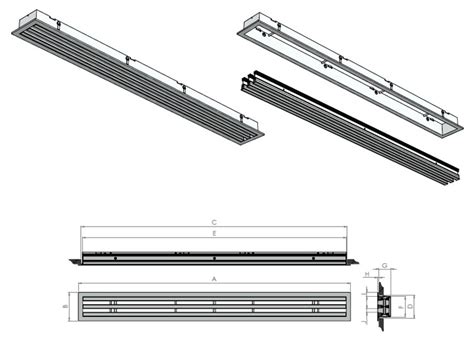 linear diffuser sizes|Linear slot diffuser for ceilings .